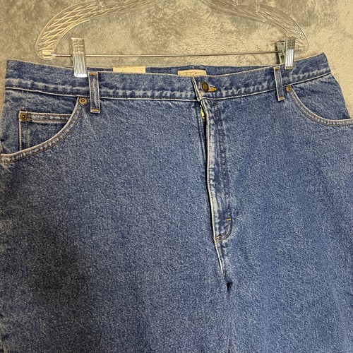 Redhead Men Classic Relaxed Tapered High Rise Flannel Lined Denim Jean 39x32* - Picture 4 of 14