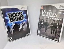 Rock Band and The Beatles Rock Band  (Nintendo Wii, 2008) Wii Rockband Bundle