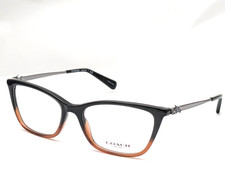 Coach HC 6107 5475 Black Amber Glitter Women's Eyeglasses Frames 54-17-140