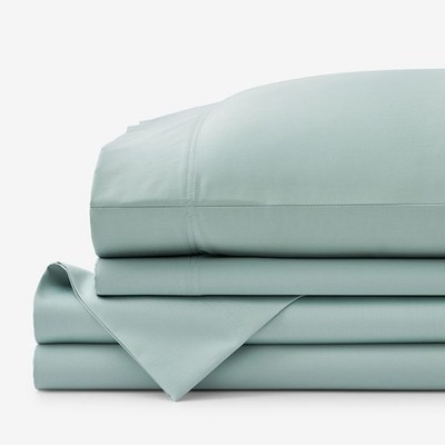 TCS Legends Hotel Premium Smooth Supima Cotton Wrinkle-Free Sateen Bed Sheet Set