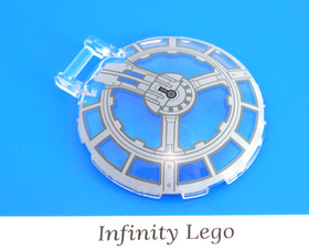 LEGO Trans / Clear Dish 6x6 w/  Handle & Window Star Wars 35117 18675 75188,  x1