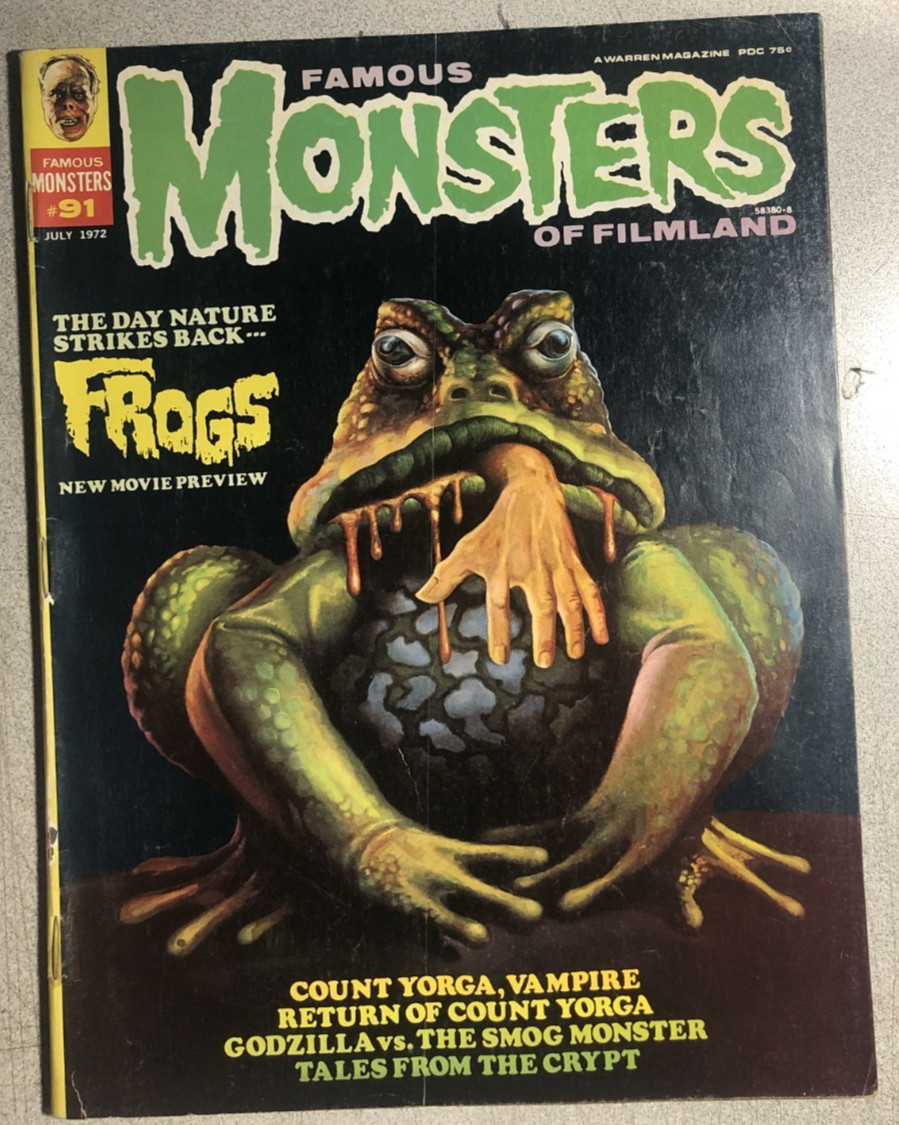 FAMOUS MONSTERS OF FILMLAND #91 (1972) Warren Publications FINE-