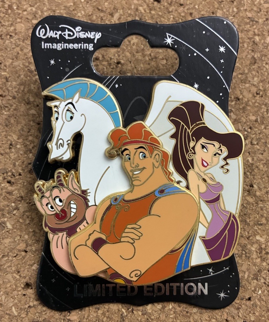 Disney WDI Hercules Character Cluster Pin LE 250