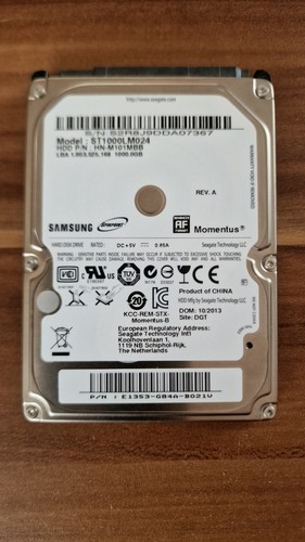 Seagate Mobile HDD 1TB, SATA 3, 2,5 Zoll Interne Festplatte (ST1000LM035)
