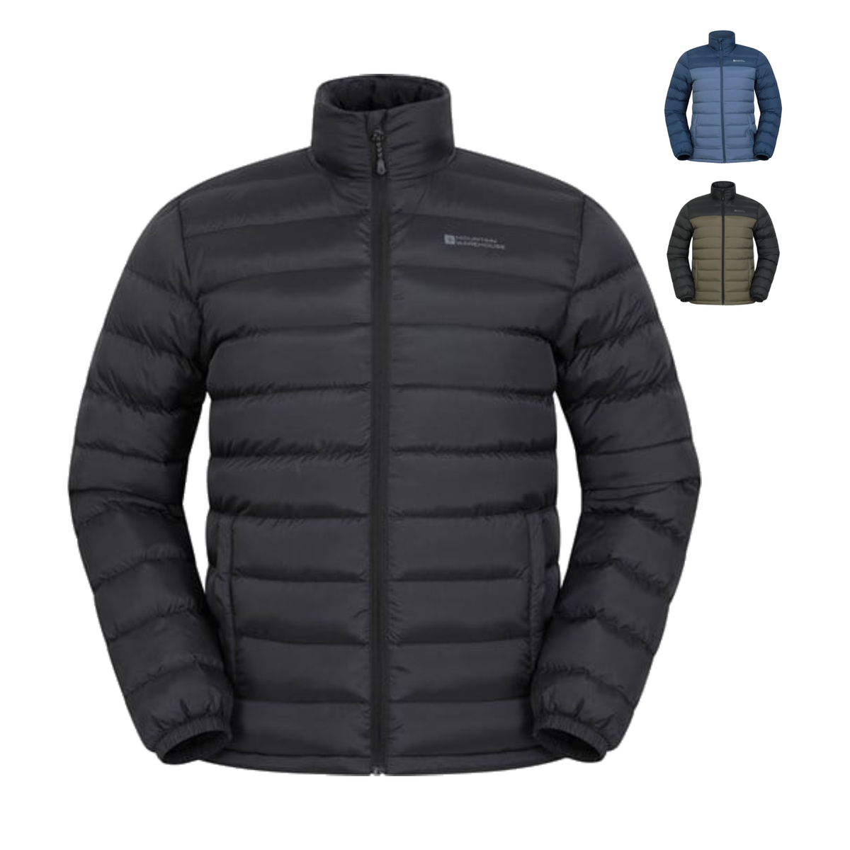 Mountain Warehouse Mens Padded Jacket Water Resistant Puffer Winter Warm  Coats