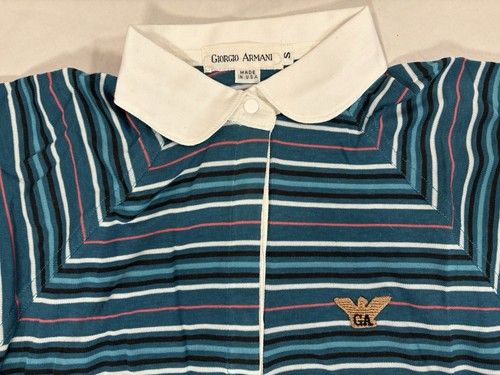 Giorgio Armani Vintage Junior Boys long sleeve Small pullover polo - Picture 4 of 13