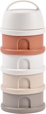 BEABA, Formula Dispenser - Storage for Baby Milk Powder - Stackable - 4 Compartm