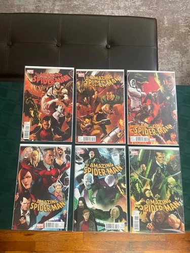 Amazing Spider-Man #642 643 644 645 646 647 Marvel Comics 2010-11  NM+M