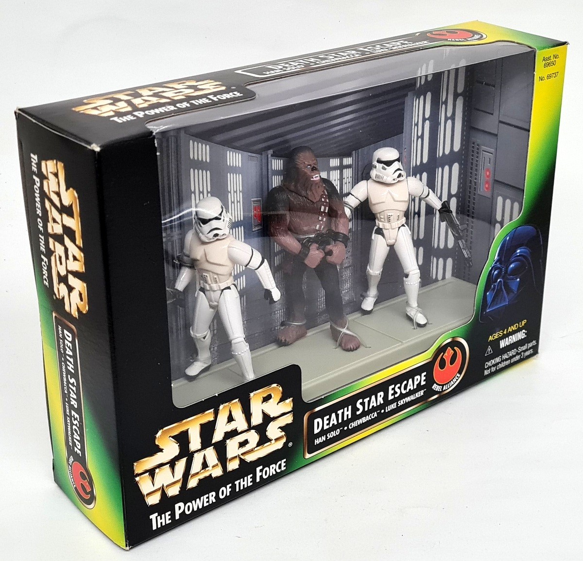 Kenner Death Star Escape Han Luke Stormtoopers & Chewie POTF Star Wars Figure