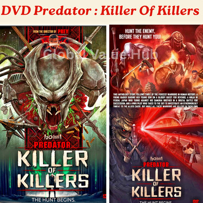Predator Killer of Killers DVD 2025 Animated Sci Fi Action Region Free