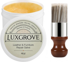 LUXGROVE  Leather  Furniture Repair Salve- Polisher, Leather Cleaner  Conditio
