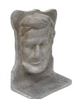 rare ABRAHAM LINCOLN cast DETAILED metal BOOKEND none like on EBAY unique — photo 4
