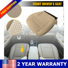 Premium Trim Compatible Tan Leather Driver Bottom Seat Cover For Subaru Outback