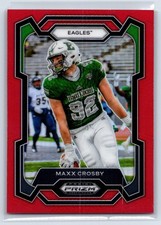 2024 Panini Prizm Draft Picks #68 Maxx Crosby Red Ice Raiders