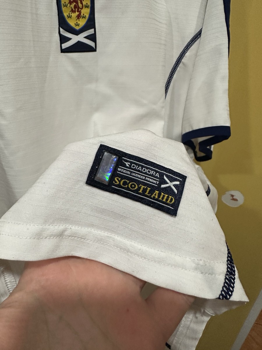 MAILLOT DE L'ÉQUIPE nationale écossaise de football Diadora taille S