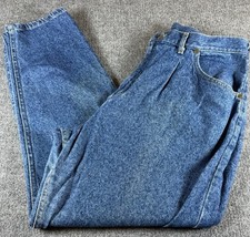 Women’s Vintage Lee Mom Jeans Pleated Waist Made In the USA Size 20w 32x27