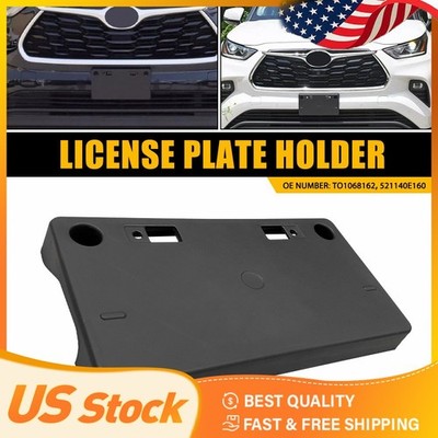 TO1068162 New Replacement Front License Plate Bracket Fits 2020-2024 Highlander