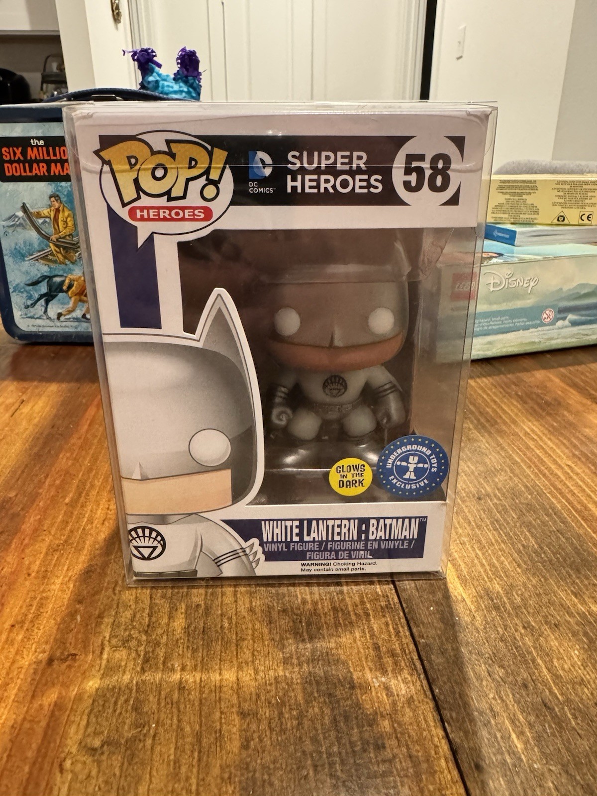 FUNKO POP! SUPER HEROES WHITE LANTERN BATMAN #58 (GITD) UNDE