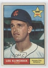 1961 Topps Lou Klimchock #462 0j2