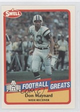1989 Swell Football Greats Don Maynard #139 HOF k1j