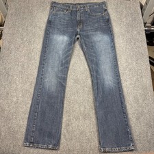 Jeans uomo Levis 527 slim bootcut 34x34 (36x34) blu denim western cowboy rodeo
