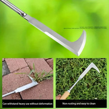 1pcs Carbon Steel Hand Shovel Ergonomic Grip Manual Weeding Tool Garden - NEW