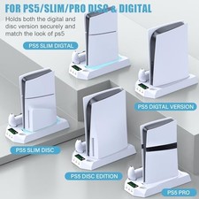 PS SERIES PS5/PS5 SLIM/PS5 PRO STAND COOLING STATION DUL CONTROLLER CHARGING