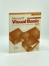 Microsoft Manual Visual Basic 6.0 CD is Included  Introduction to Programming