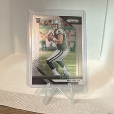 Panini 2018 Prizm Sam Darnold Rookie Base Set Card #203 New York Jets. rookie card picture