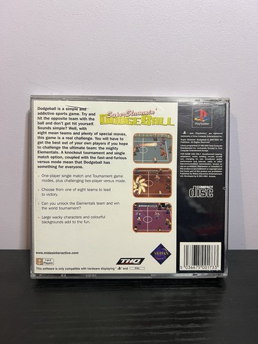 Super Slammin Dodgeball (Sony PlayStation 1, 2003) PAL Untested - Picture 2 of 4
