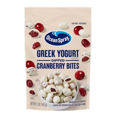 Ocean Spray Greek Yogurt Flavored Covered Cranberries, Dried Fruit, 5 oz