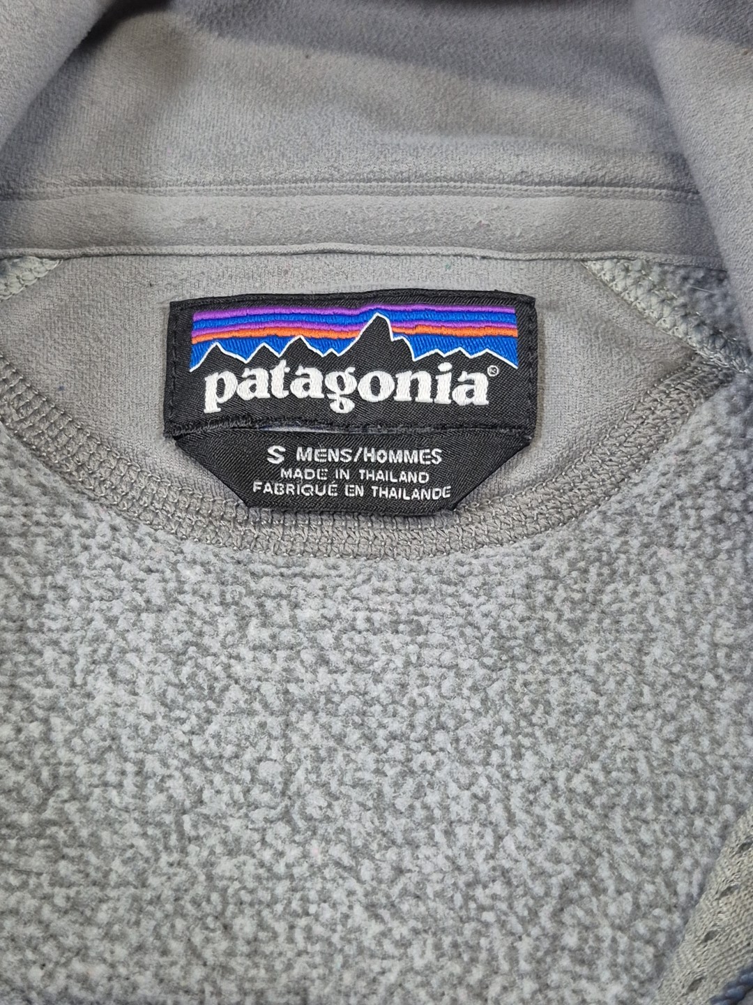 Patagonia Jacket Men's Small Gray Heather Fleece Better Sweater Quarter Zip thumbnail 2