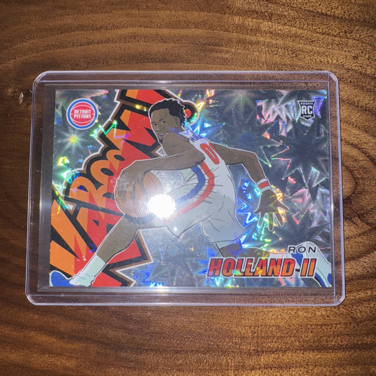 🔥🔥2024-25 Panini Revolution Kaboom Horizontal Ron Holland II RC SP PISTONS💥