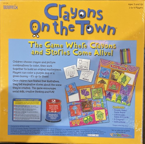 Crayons on the Town: The Game Where Stories and Crayons Come to Life, 1-4 player - Picture 2 of 2