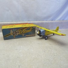 Vintage HTC Japan Spirit Of St. Louis Airplane  Box, Friction, Nice Shape