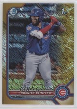 2022 Bowman Chrome Prospects Gold Shimmer Refractor 39/50 Ronnier Quintero q2x