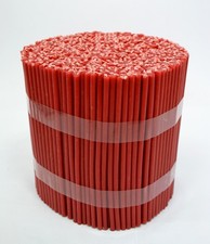 10-500  Rote Bienenwachs Kerzen