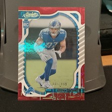 2022 Panini Absolute Aidan Hutchinson #113 Red Squares /499 (RC) comeback year📈