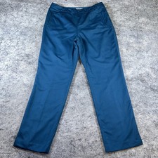 Vintage Pendleton Dress Pant Women's 10 Green Virgin Wool USA Made Straight Leg