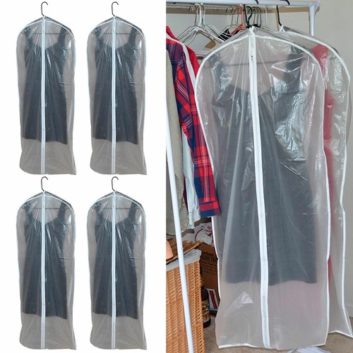 4 Pc Hanging Garment Bags Storage Cover Travel Suit Bag Dress Shirt Coat 53 Inch - Click1Get2 Black Friday