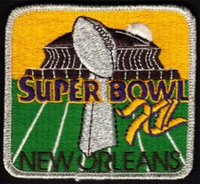 Super Bowl XII Championship NFL vtg Jersey/Jacket Patch Cowboys Broncos 1978