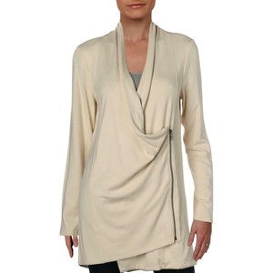 Nic Zoe Womens Studio Beige Moto Midi Cozy Jacket Coat S Bhfo