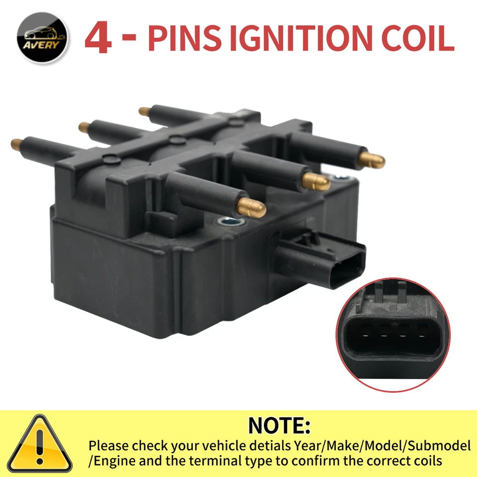 OEM Pack Pair Ignition Coil for Ram Pickup Truck Wrangler 8.0L 8.3L UF305 UF403 Foto 4 de 4