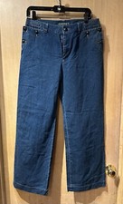 Womens Ralph Lauren EUC Sailor Trouser Wide Leg Button Pant Size 8