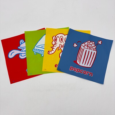 Cranium Hullabaloo 4 Square Play Pads 2008 Replacement Pieces Parts