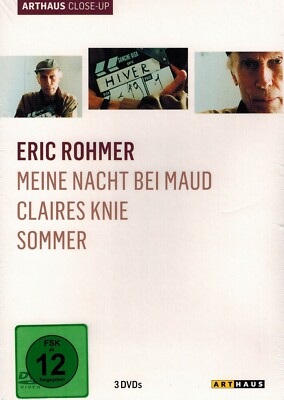 DVD-BOX NEU/OVP - Eric Rohmer - Arthaus Close-Up - 3 Spielfilme 