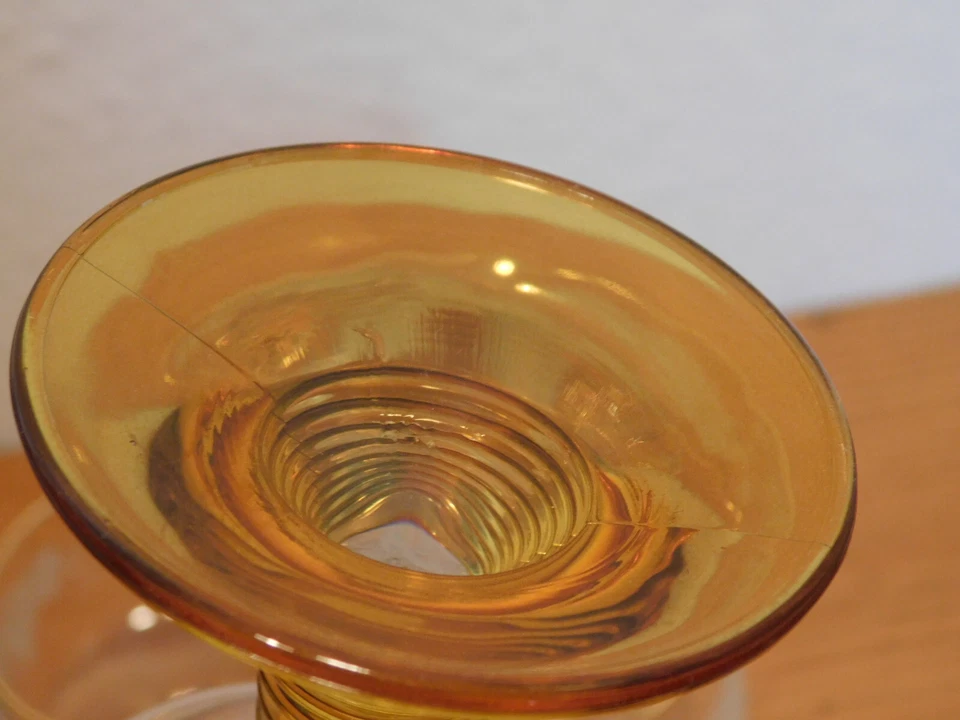 vintage LOT 3 VERRE 11.2cm alsace JAUNE gravé doré VIGNE RAISIN à VIN BLANC - Photo 4/4