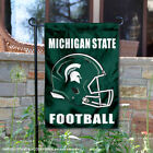 Michigan State Spartans Football Helmet Garden Flag and Yard Banner