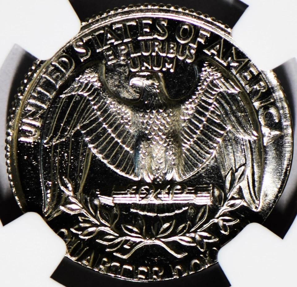 1996-D Washington 25C Struck on 5C Mint Error NGC-66 PL - Image 4 of 4