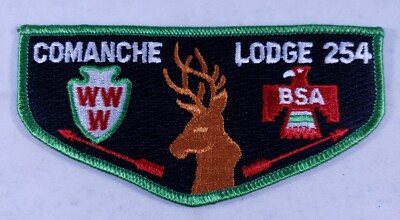 Boy Scout OA 254 Comanche Lodge Flap S16